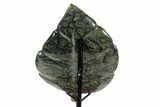 Polished Kambaba Jasper Leaf with Stand - Madagascar #335212-3